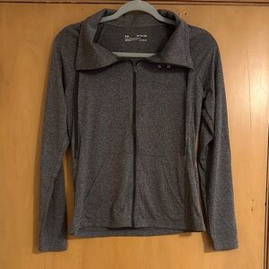 Under Armour Women's Gray Full-Zip Hoodie